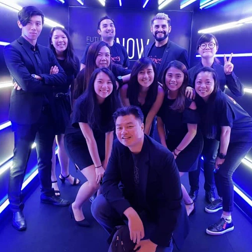 The Jiggee team photographed in 2019
